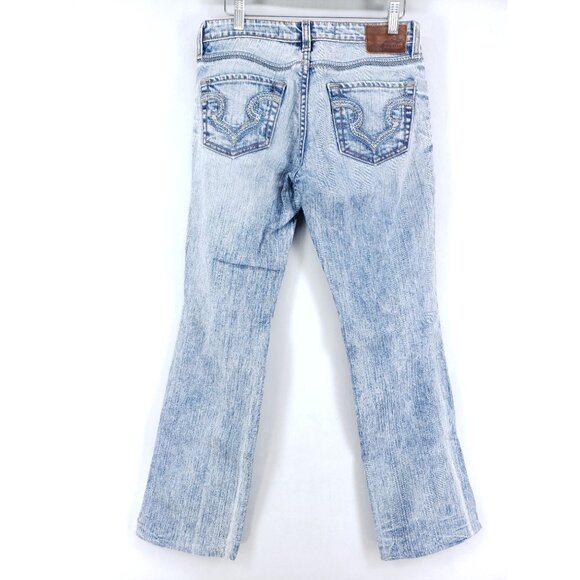 Big Star Jeans Womens Size 27 Hannah Skinny Flare Light Wash Stretch - Picture 2 of 10